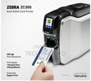 Zebra Zc300 Dua Sided Card Printer