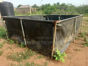 10x10x4ft Quality Tarpaulin Fish Pond Black