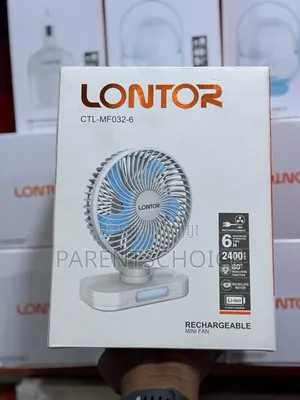 Lontor CTL-Mf032 6-Inch Mini Desk Fan With 80 Oscillation