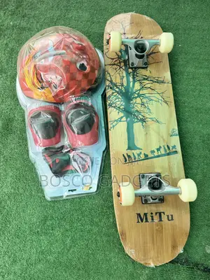 Standard Oakwood Skateboard With Free Protective Gears