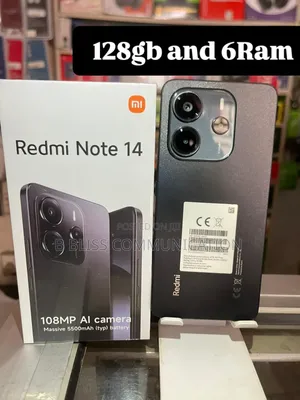 New Xiaomi Redmi Note 14 4G 128 GB Black