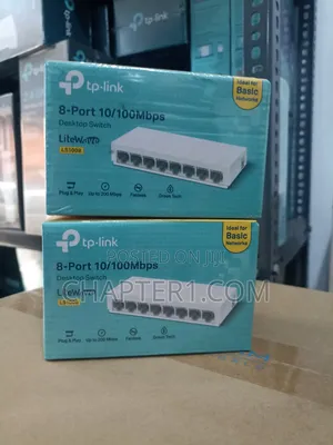 Tp-Link Litewave Ls1008 8-Port 10/100mbps Desktop Switch.