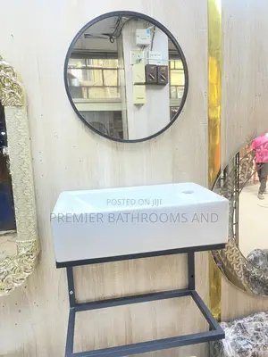 White Small Square Basin