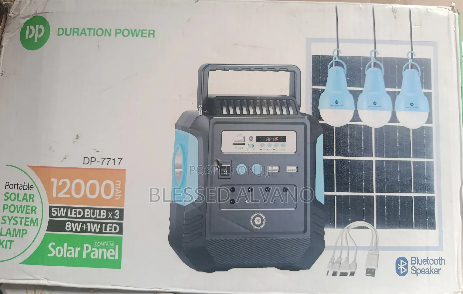 Portable Solar System Lamp Kit
