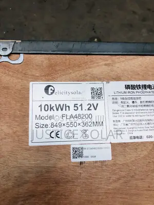 10kwh 51.2v Battery Felicity