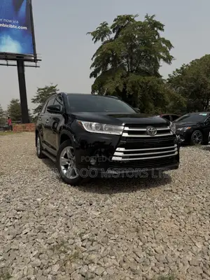 Toyota Highlander Limited V6 4x2 (3.5L 6cyl 6A) 2016 Black