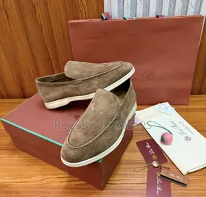 Loro Piana Summer Walk Suede Loafers for Men
