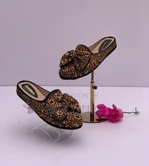 Half Cover Slip on Shoe-Gold