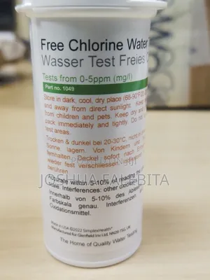 Free Chlorine Water Test Strips