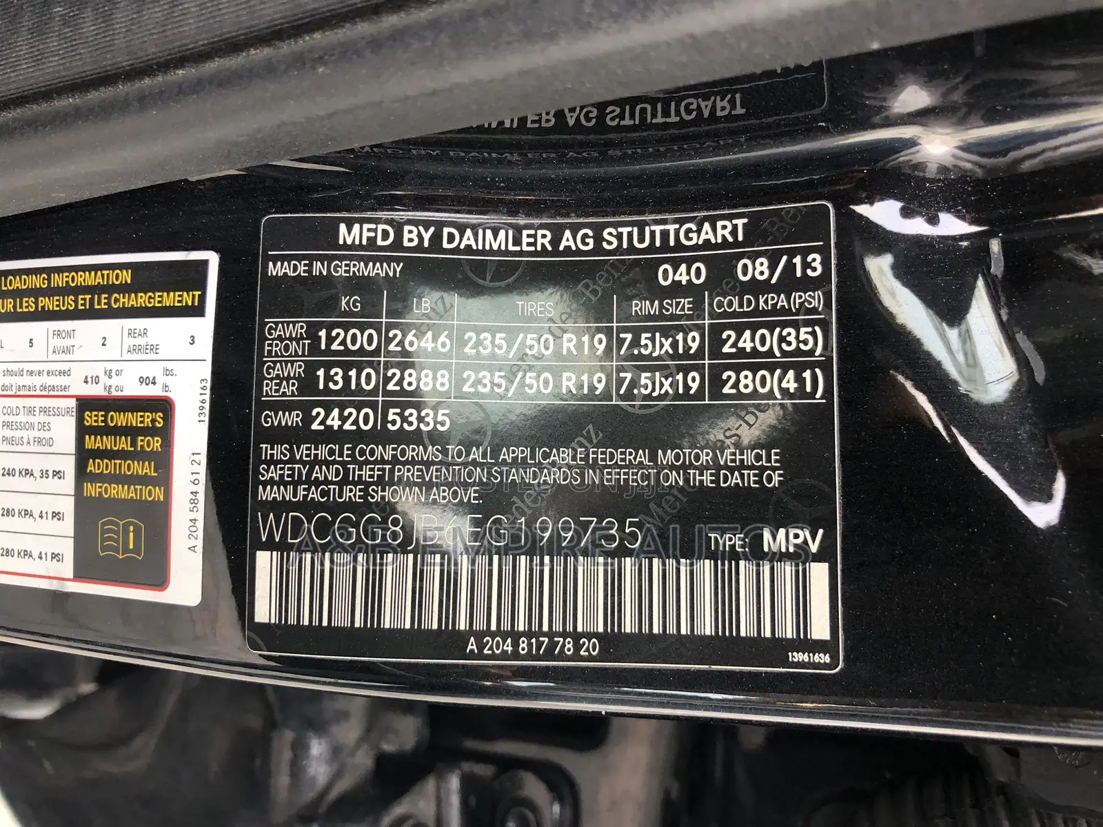 Mercedes-Benz GLK-Class 2014 Black