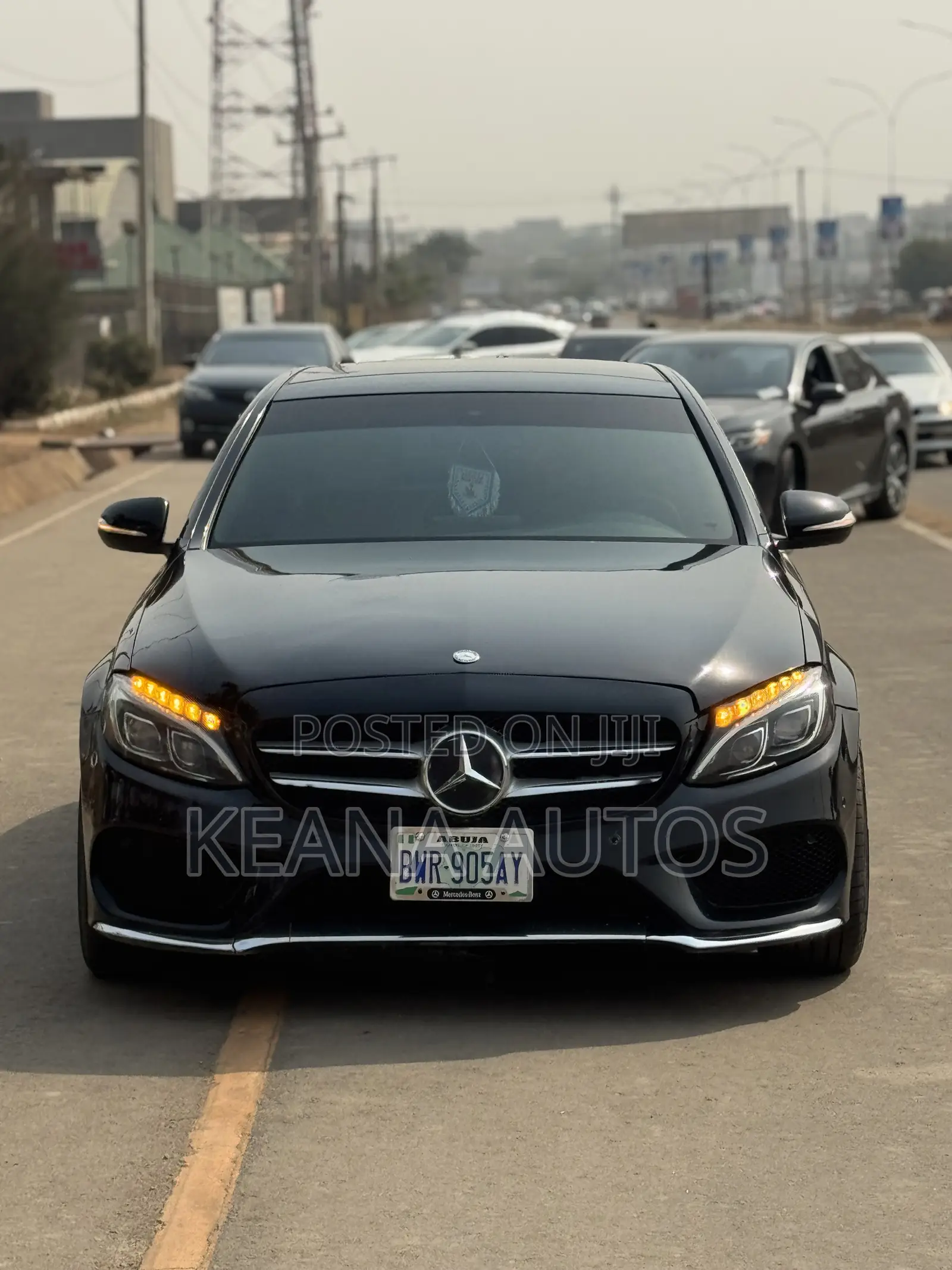 Mercedes-Benz C400 4Matic AWD Sedan (3.0L V6 7A) 2015 Black
