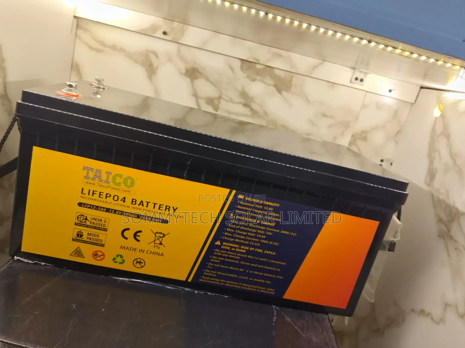 200ah Taico Luthiun Battery