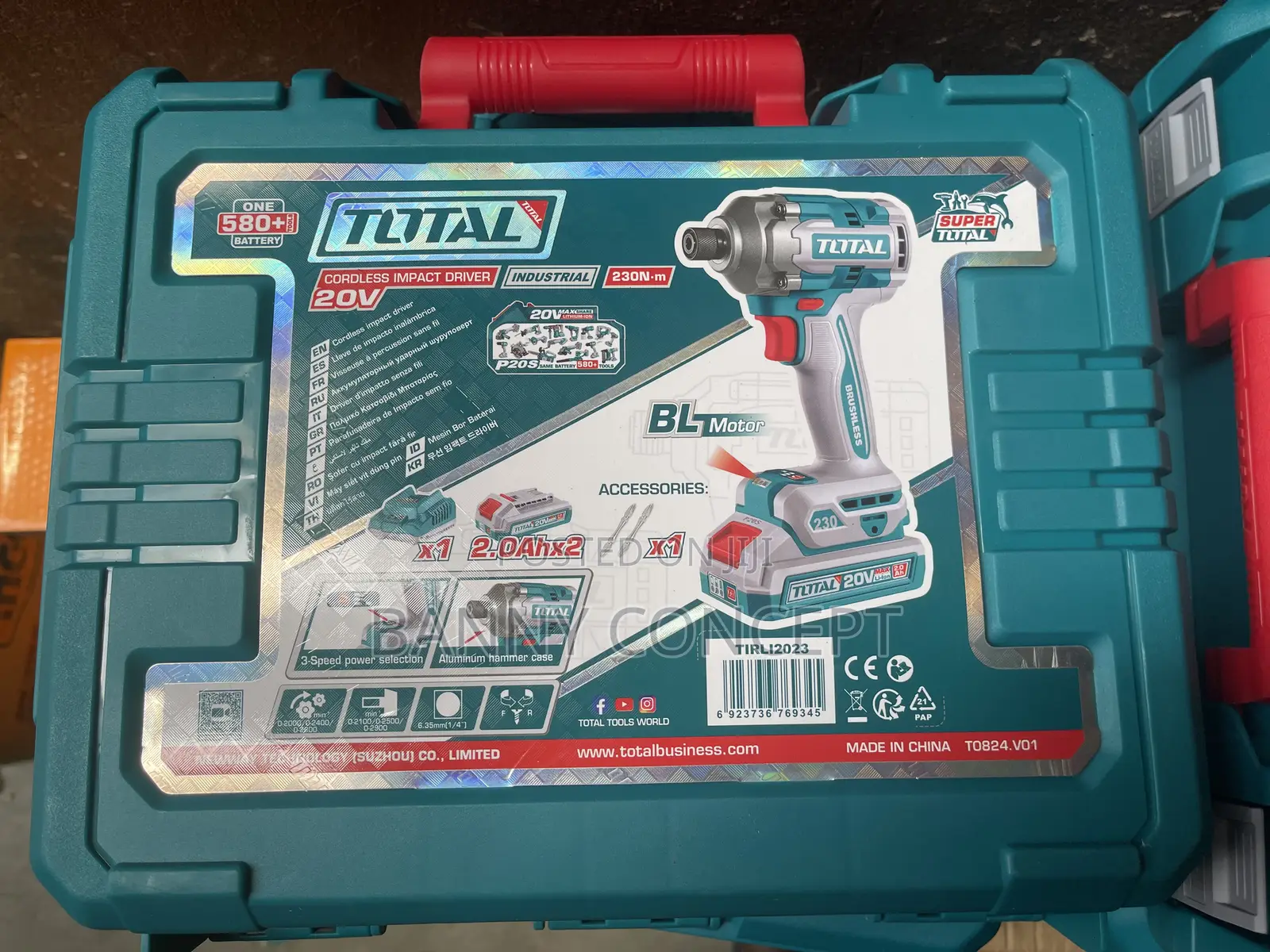 Total Tools 20v Cordless Impact Driver Kit
