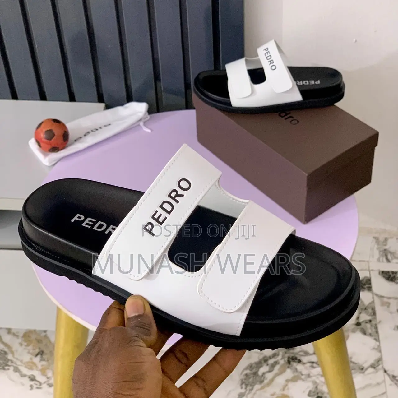 Pedro Leather Slipers 40-46