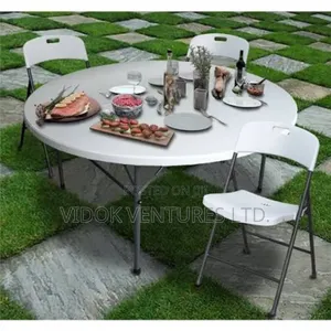 6feet Plastic Top Event Table With Metal Legs