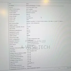 Laptop Dell G7 17 7000 16GB Intel Core i7 SSD 512GB