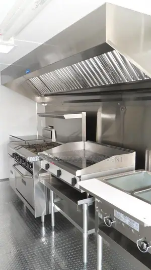 Commercial 6ft Kitchen Hood With Fan