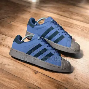 Adidas Superstar Navy Blue Gum Sole