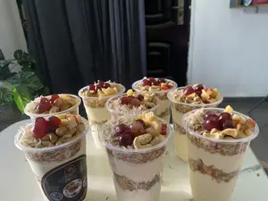 Parfait, Fruit Salad, Smoothie, Milkshake