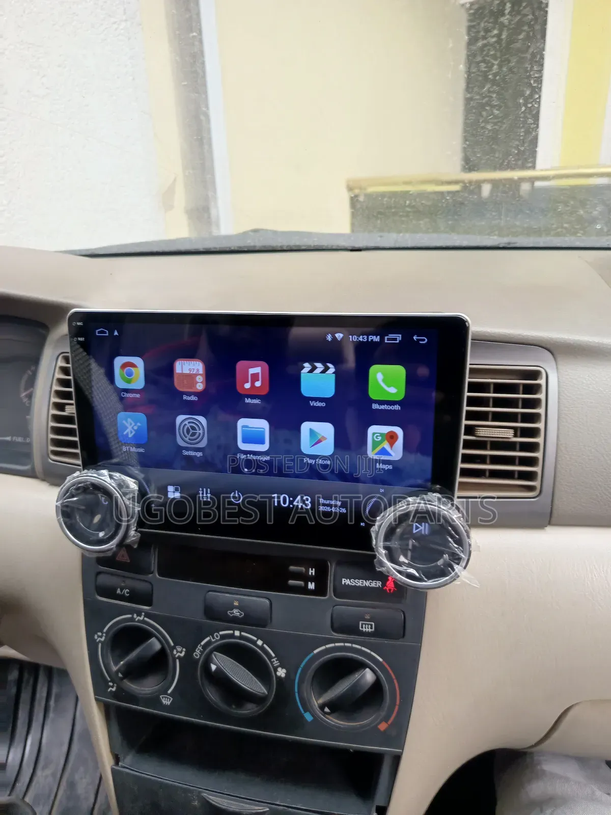 Toyota Corolla 2003/2006 Android Screen (2 Nob Control) With GPS (Map)
