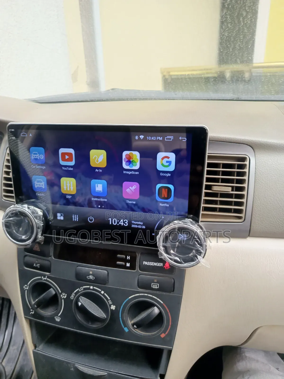 Toyota Corolla 2003/2006 Android Screen (2 Nob Control) With GPS (Map)