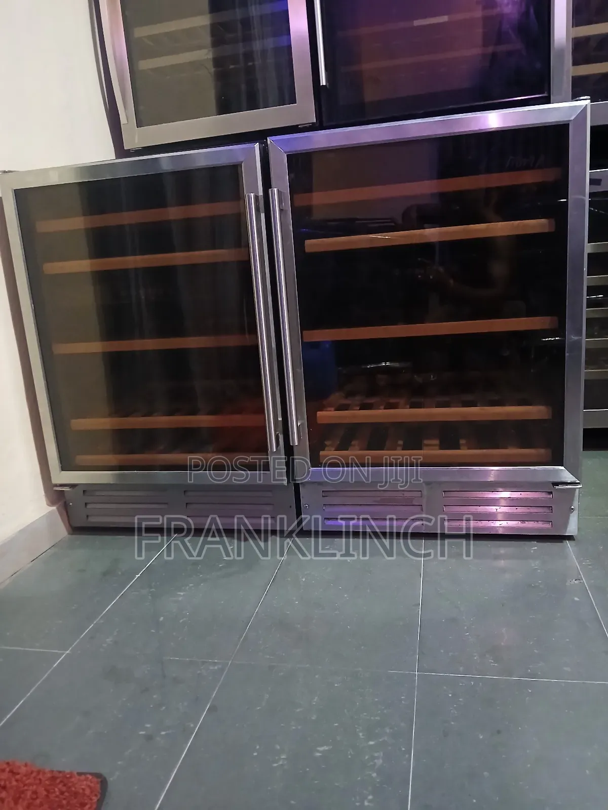 Caple Silver Frame 60cm Built-in Wine Chiller