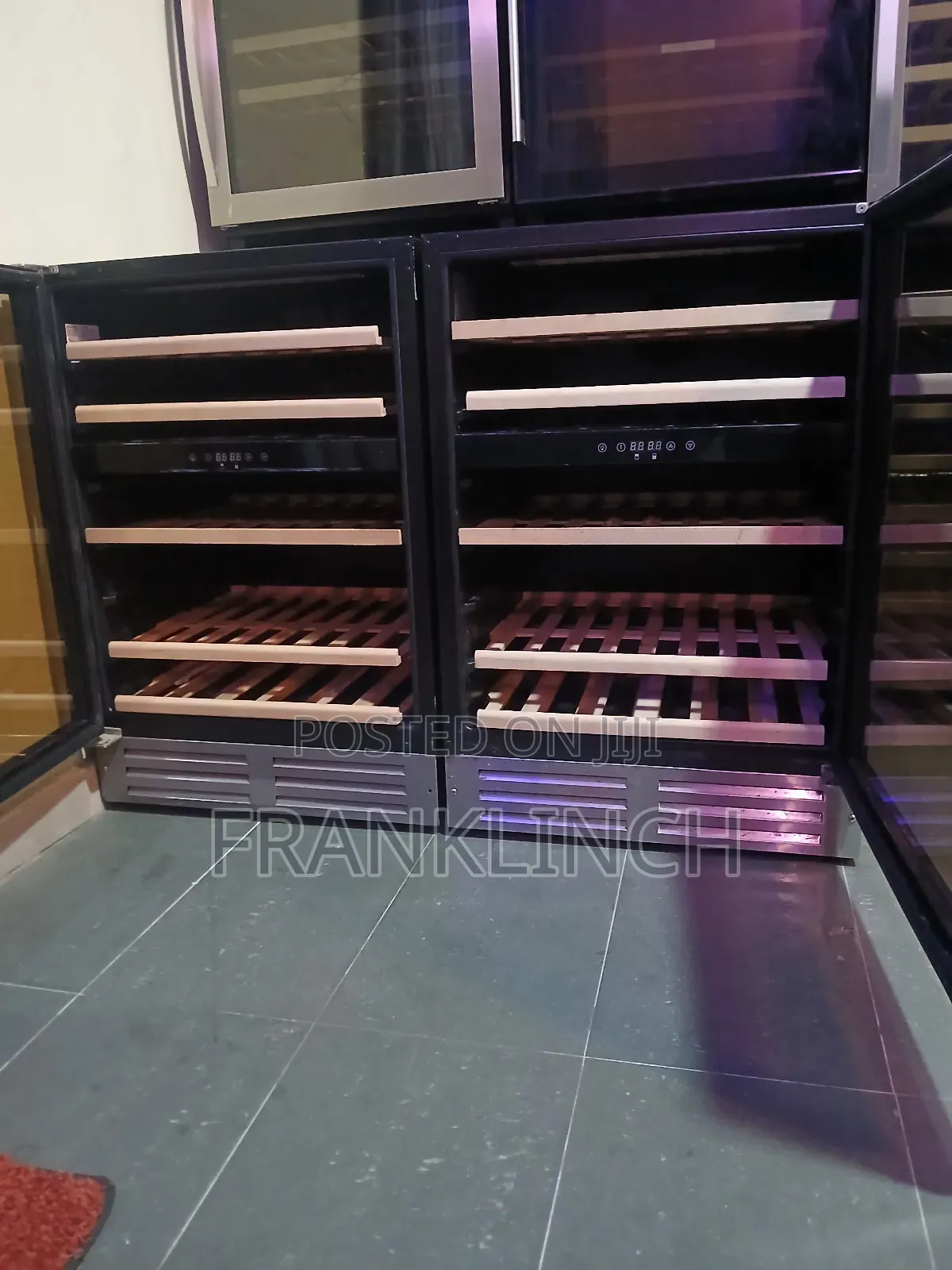 Caple Silver Frame 60cm Built-in Wine Chiller
