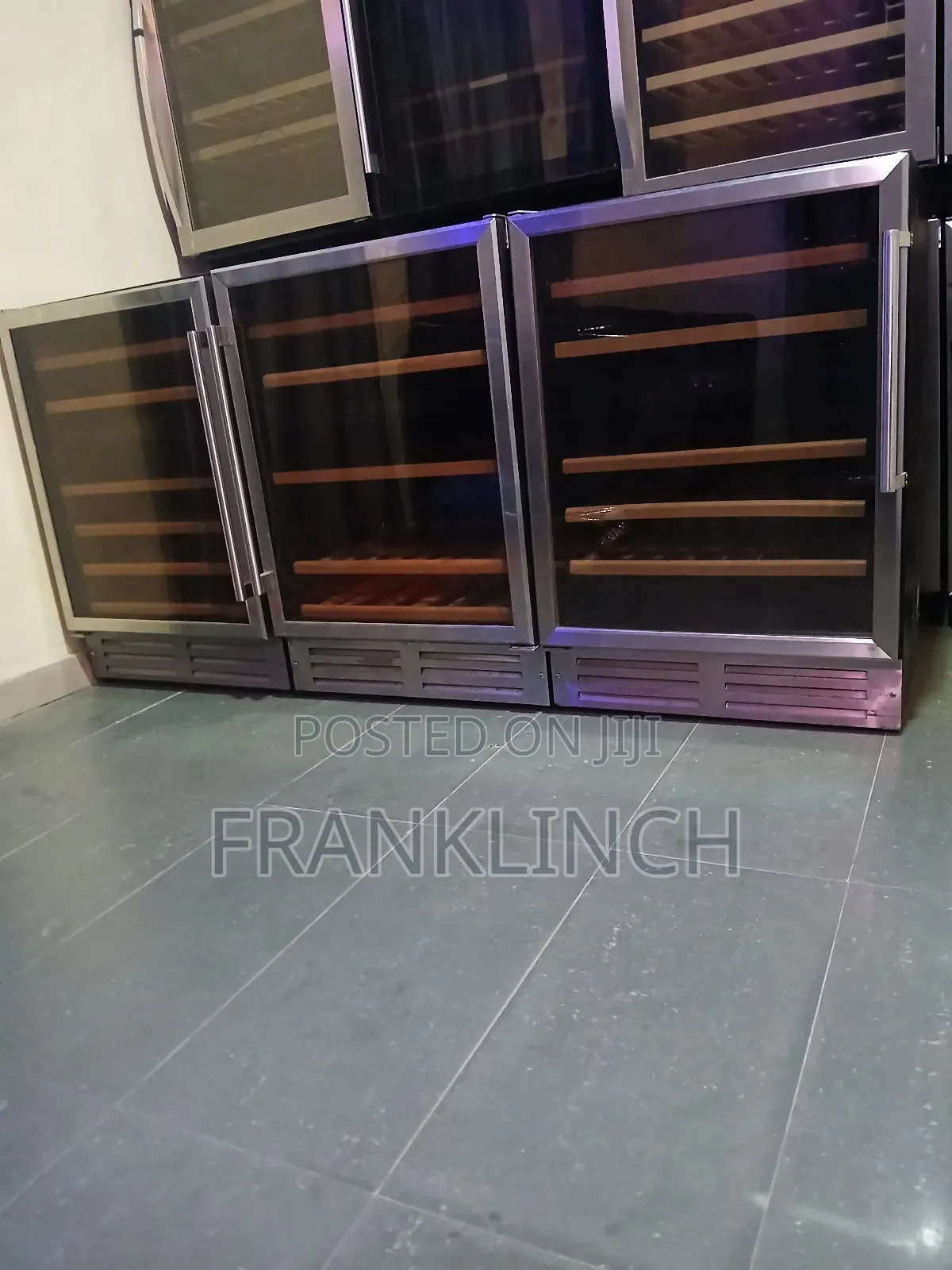 Caple Silver Frame 60cm Built-in Wine Chiller
