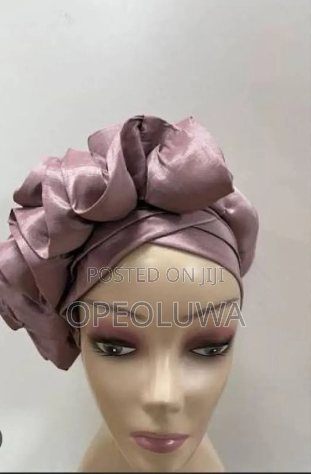Pre-Styled Turban Cap