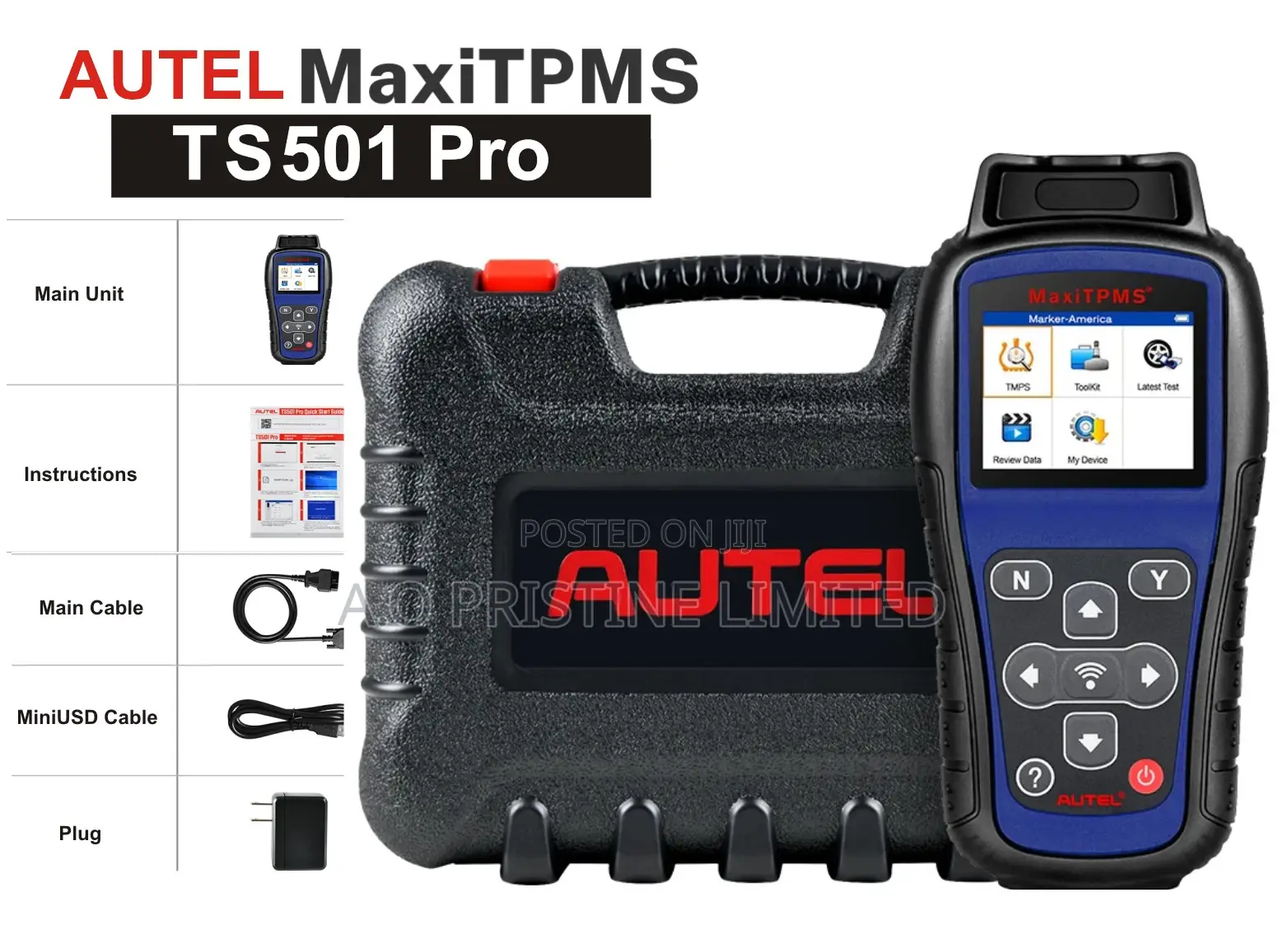 Autel Maxitpms Ts501 Pro Car TPMS Programming Relearn Tool