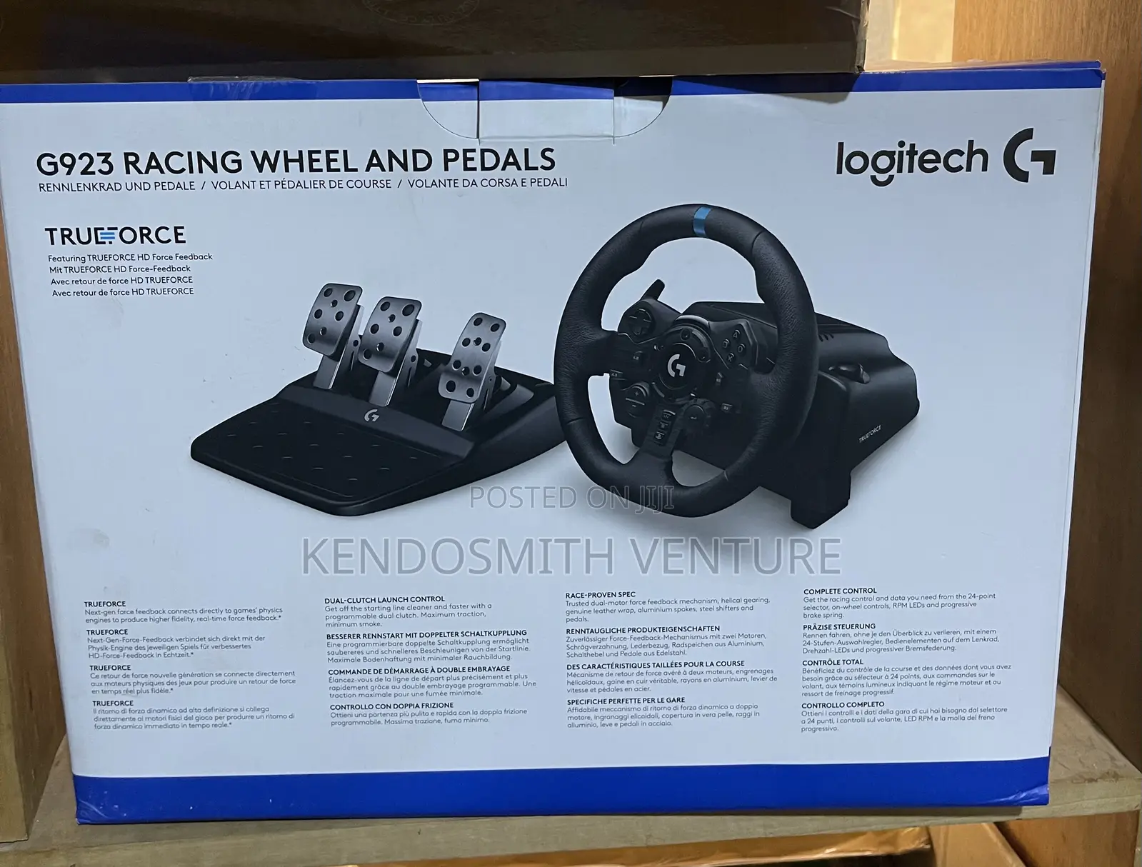 Logitech G923 Racing Wheel Pedals – Trueforce | Ps5 / Ps4 / Pc Etc