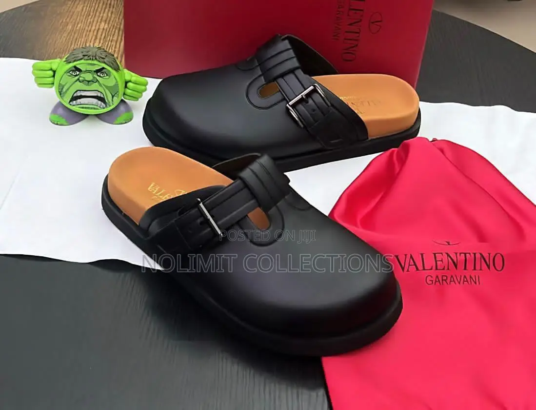 Valentino Leather Clogs