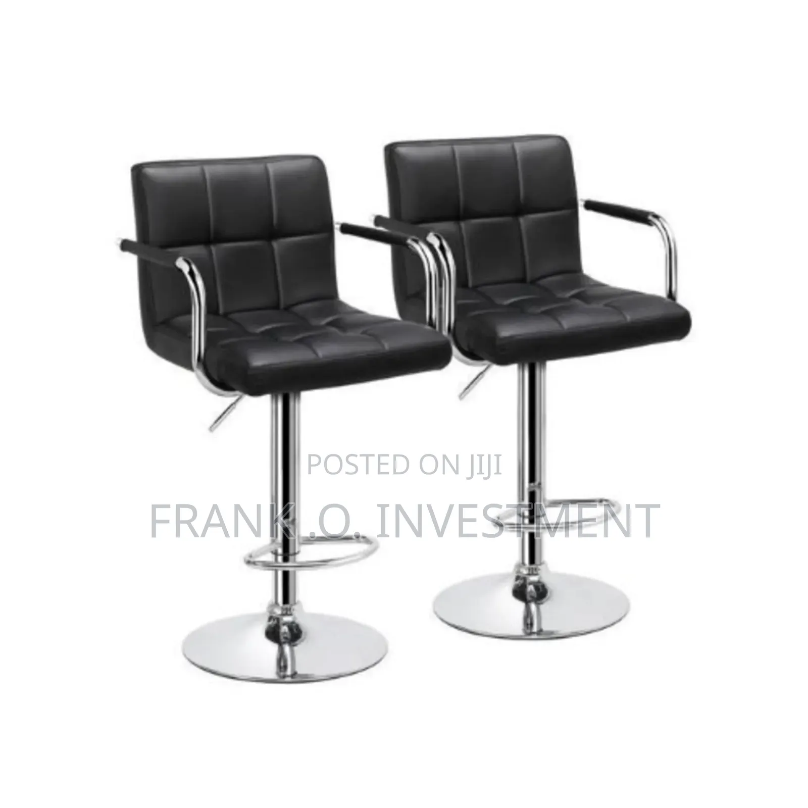 Draft Barstool With Armrest - 2 Pieces