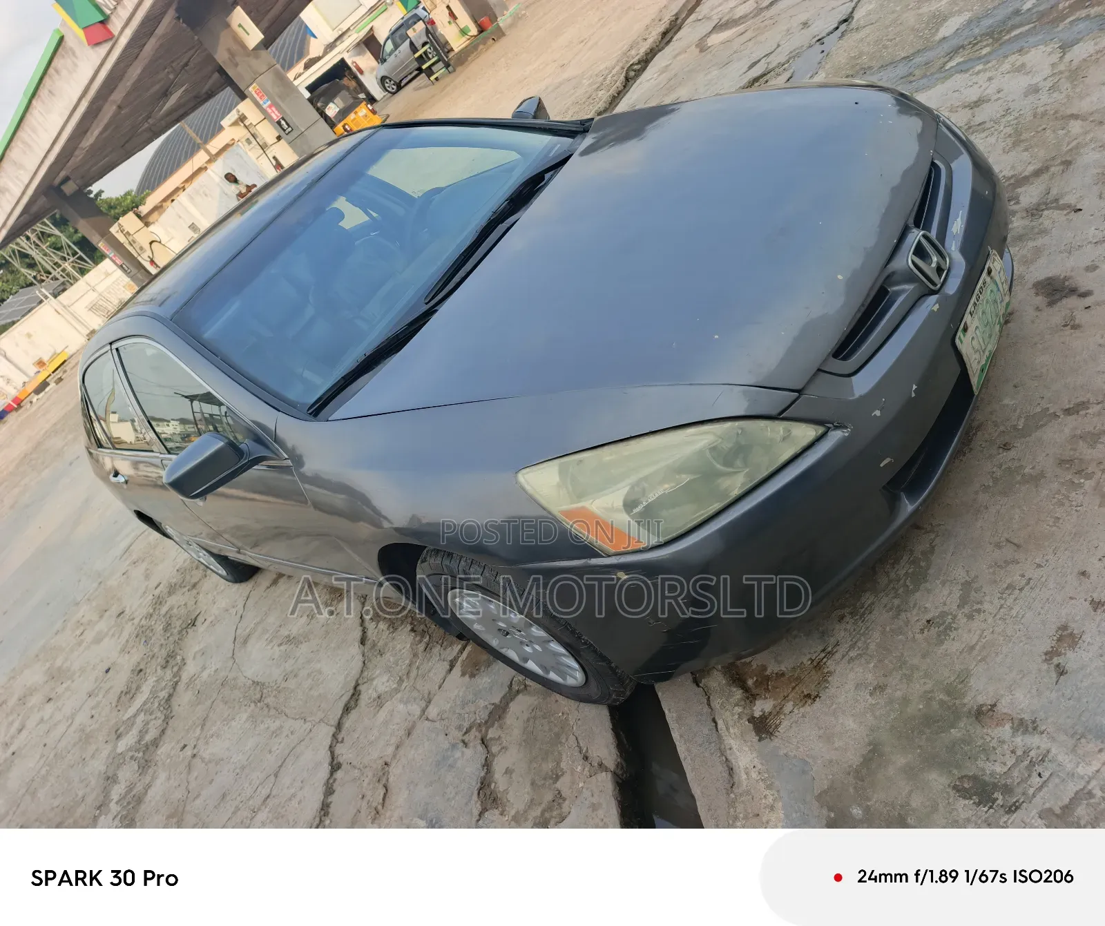 Honda Accord 2.4 Automatic 2003 Gray