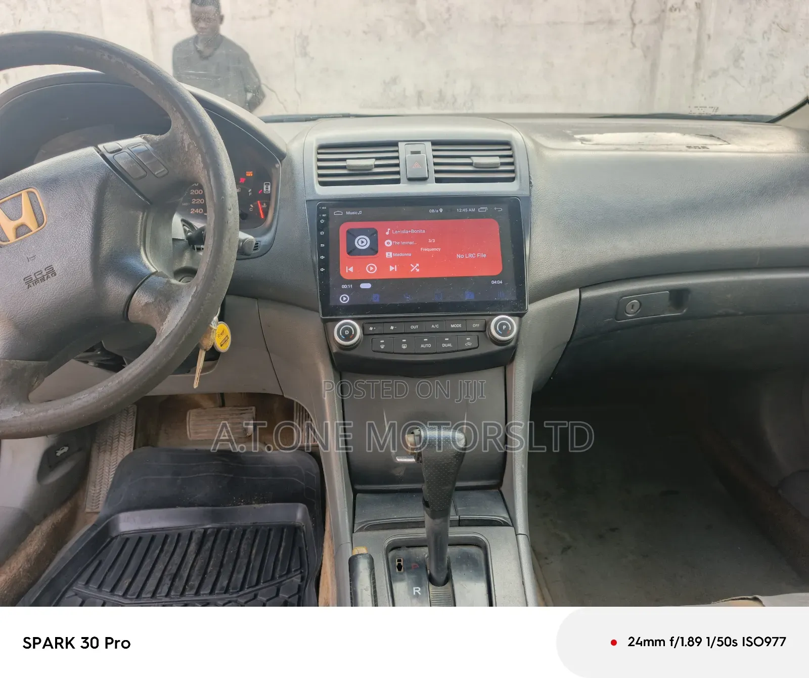 Honda Accord 2.4 Automatic 2003 Gray