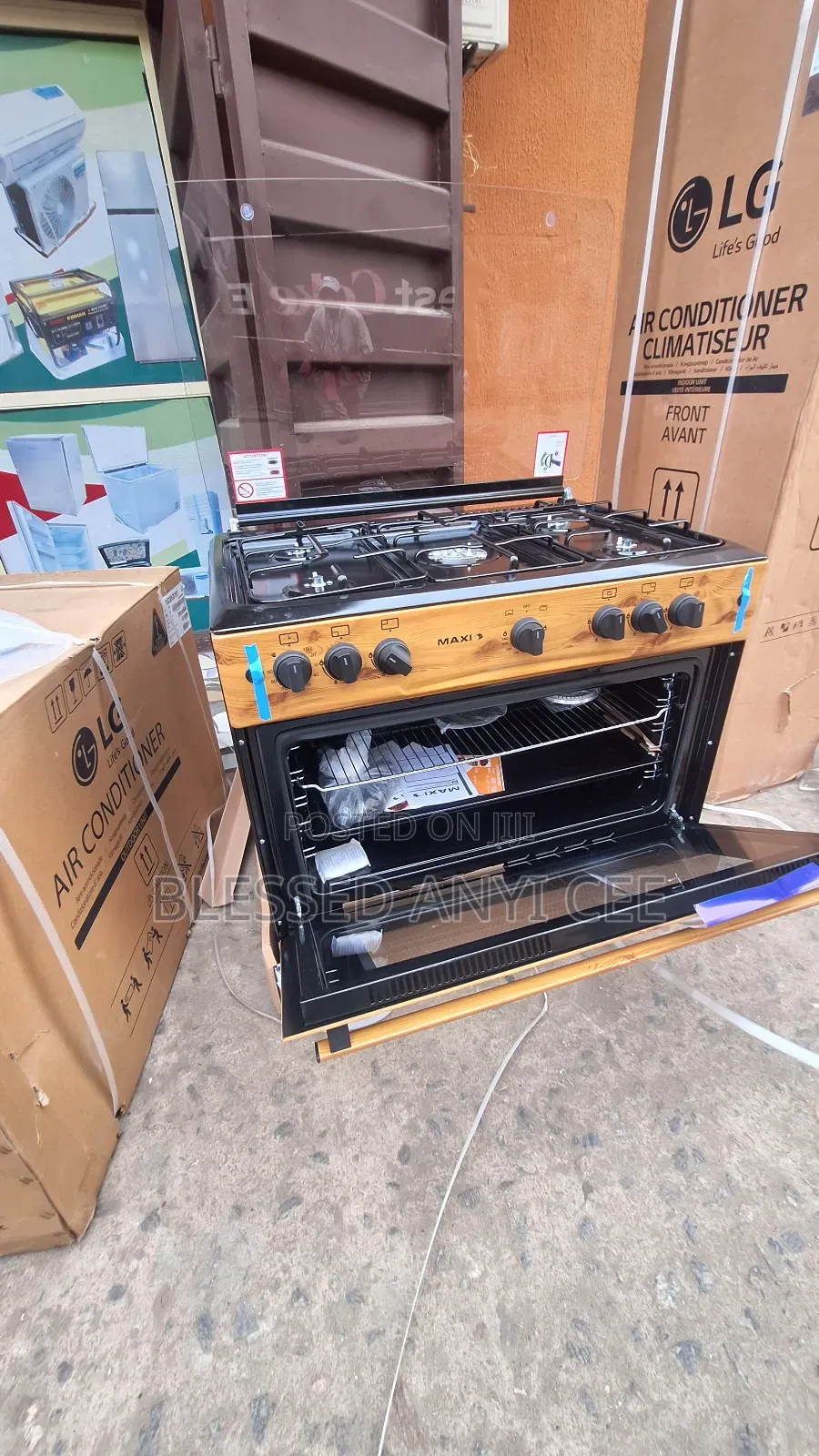 Original Maxi 90cm Standing 5burners All Gas Oven Automatic Ignition
