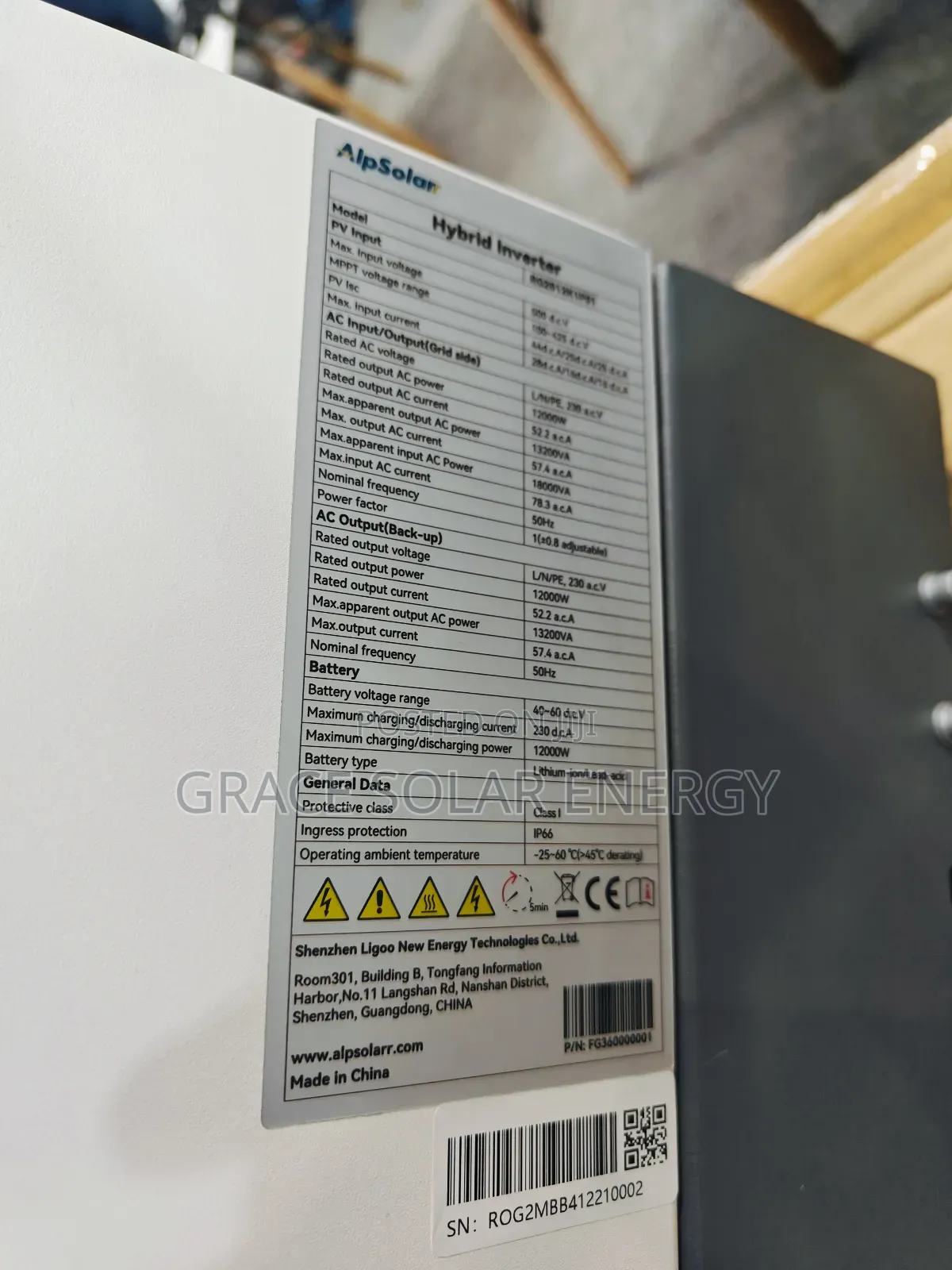 12kw Alpsolar Hybrid Inverter