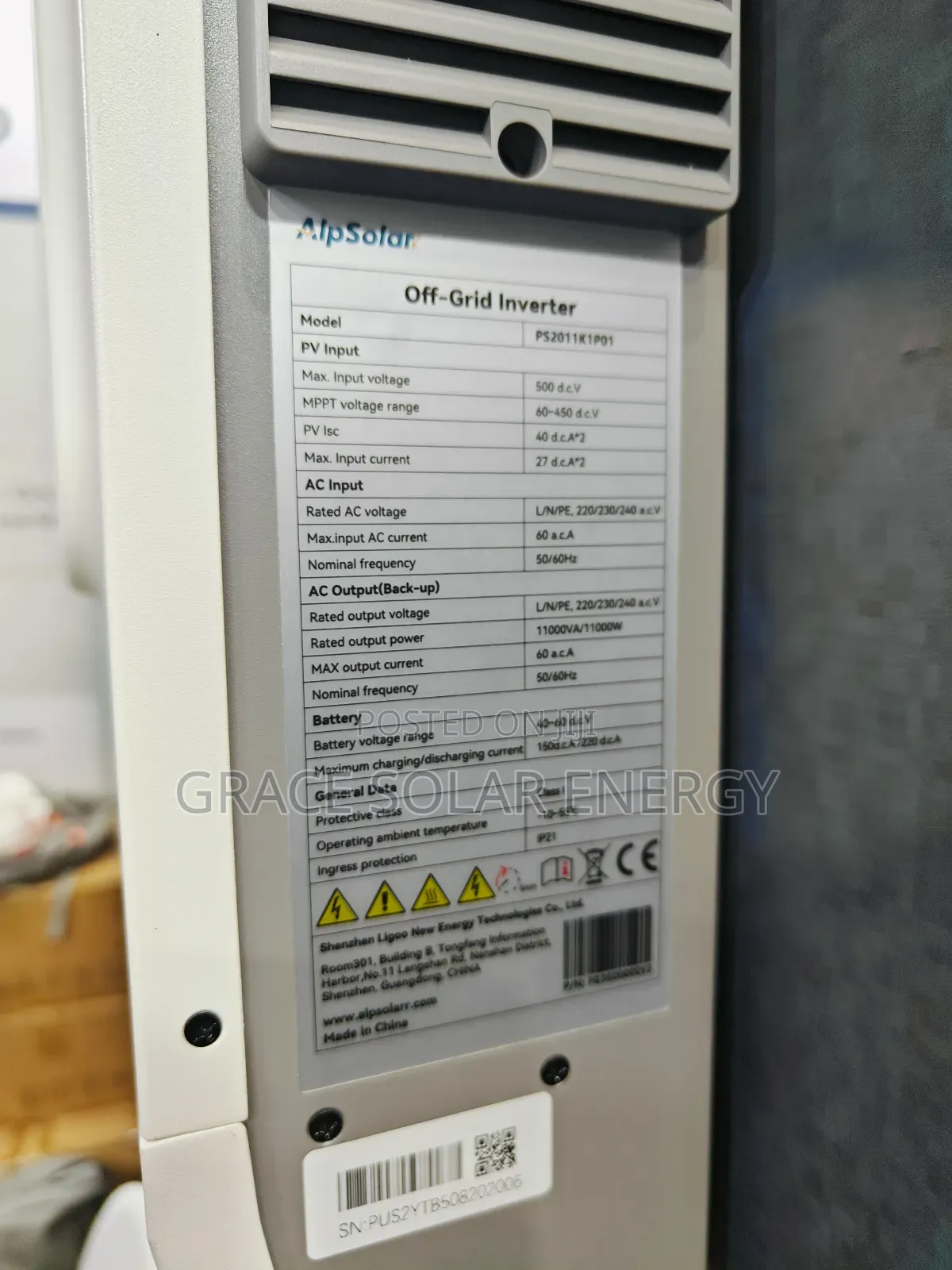 11kva Alpsolar Hybrid Inverter