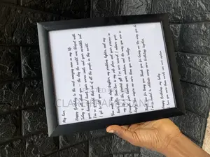 Unique Personalized Affirmation Frame