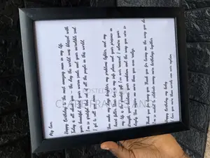 Unique Personalized Affirmation Frame