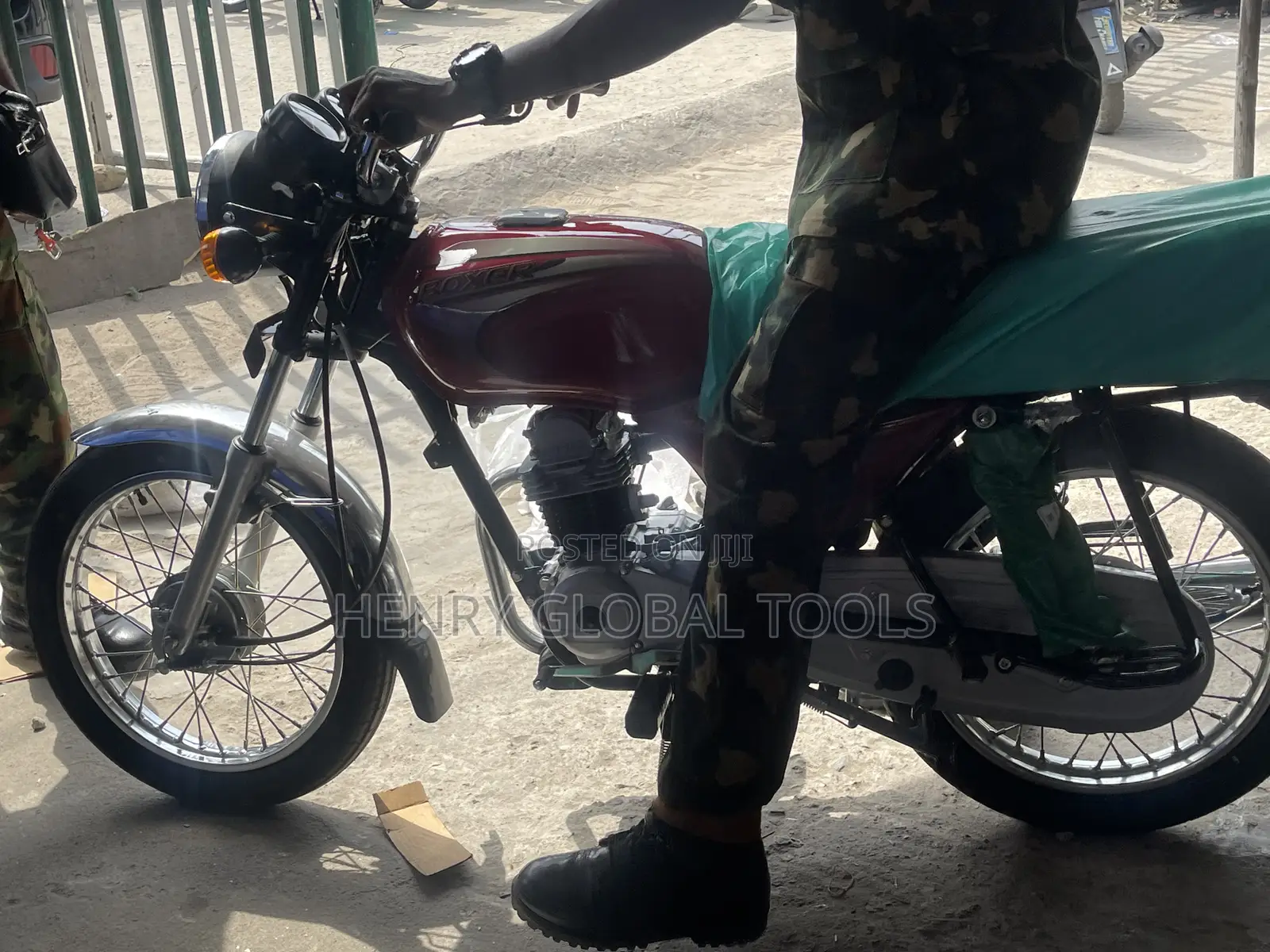 New Royal Boxer Patrol Motorcycle