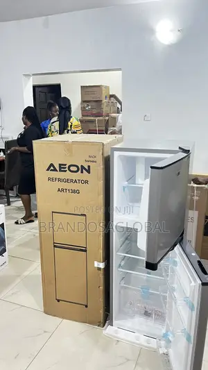 Aeon 138l Fast Cooling Double Door Fridge Art-138g