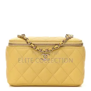 Luxe Chanel Bag Black, White , Pink Comes With a Longer Strap