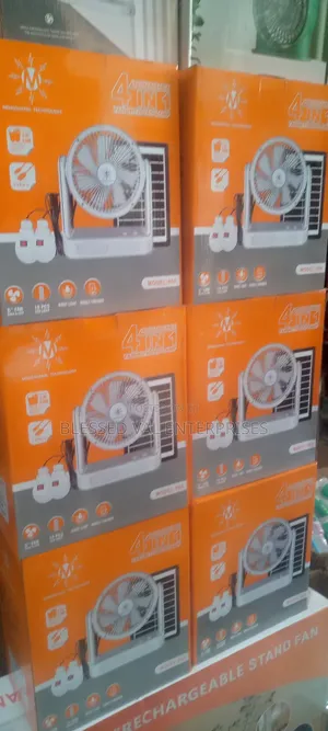 Rechargeable Fan 4in1 With Led Lamp