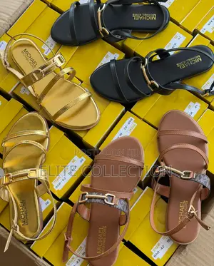 *Mk Double Strap Sandals* Brown • Gold • Black 37 - 42