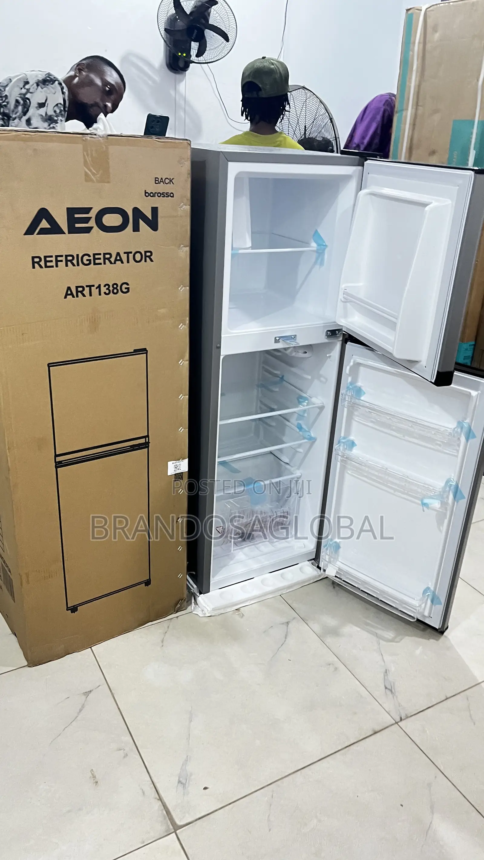 Aeon 138l Stable Temperature Double Door Fridge Art-138g