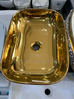 Shiny Gold Countertop Basin