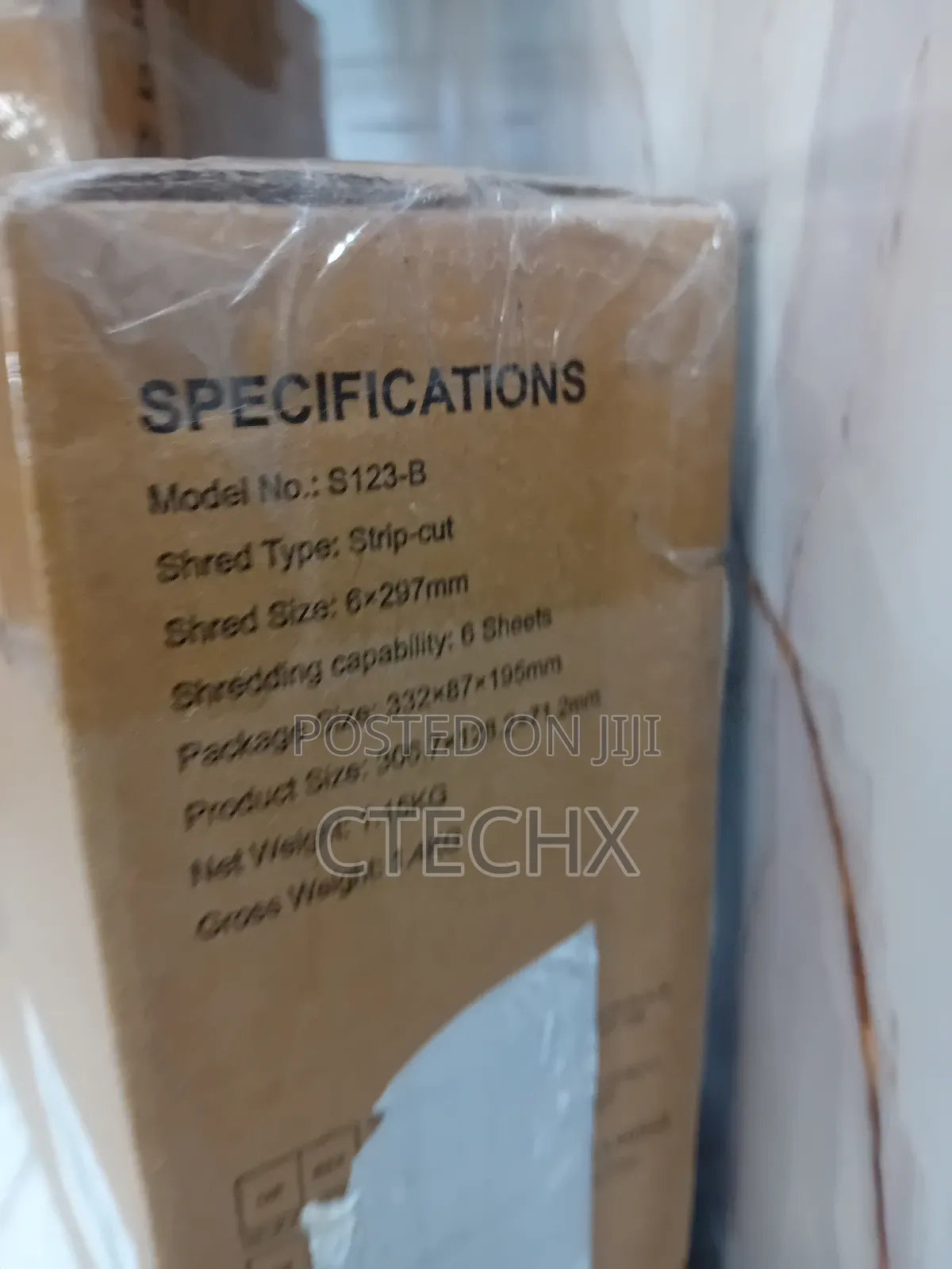 Bonsaii 6 Sheet Strip Cut Small Paper Shredder Without Bin