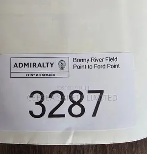 Admiralty Nautical Chart 3287 Bonny River - Field Point To Ford Point