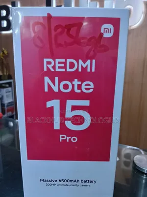 New Xiaomi Redmi Note 15 Pro 256 GB Black